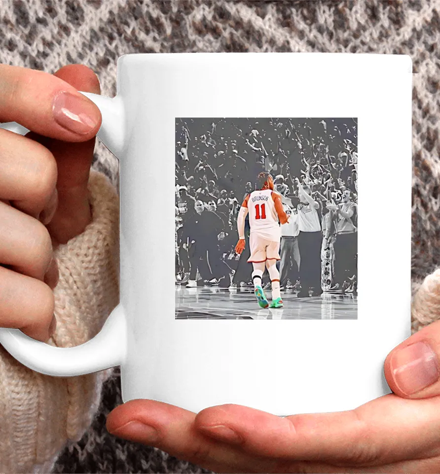 Jalen Brunson spotlight New York Knicks basketball Coffee Mug