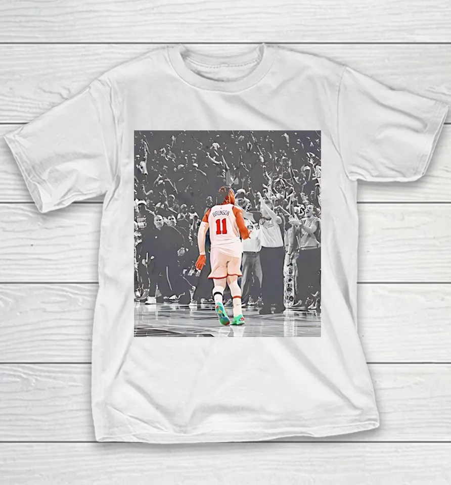 Jalen Brunson Spotlight New York Knicks Basketball Youth T-Shirt Jalen Brunson Spotlight New York Knicks Basketball Youth T-Shirt