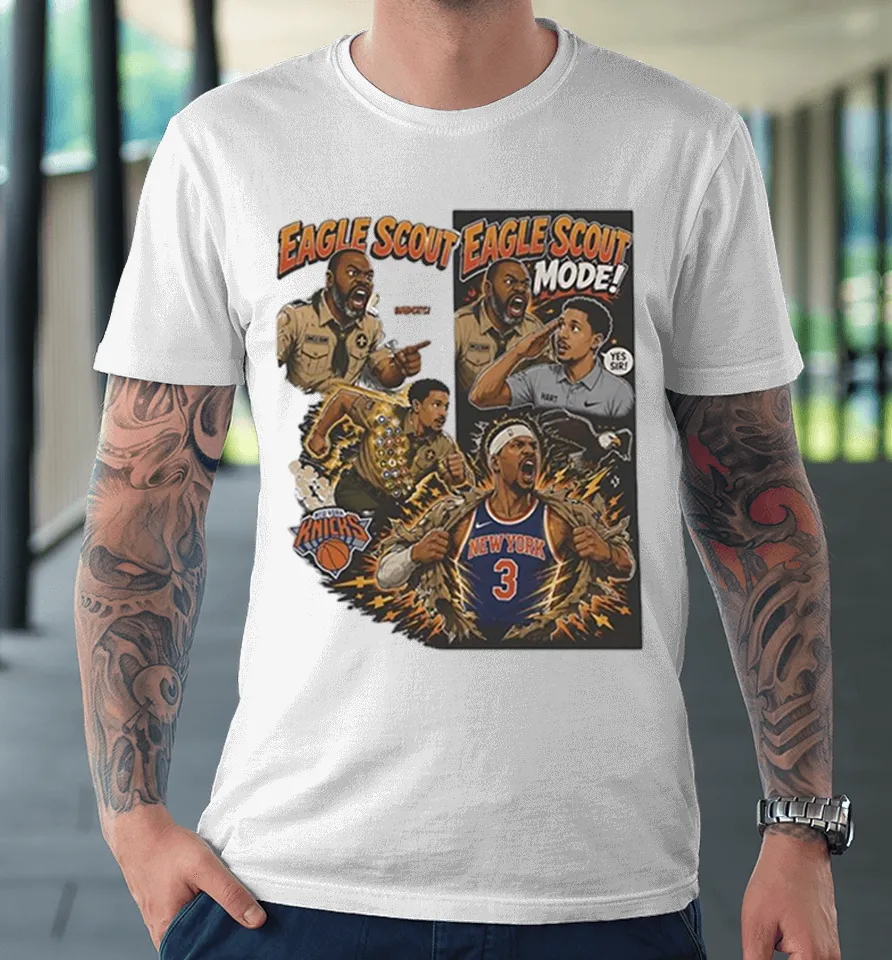Josh Hart New York Knicks Eagle Scout Mode Uncle Bam Basketball Premium T Shirt