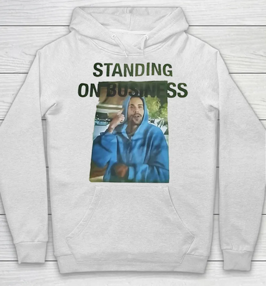 Justin Bieber standing on business Hoodie