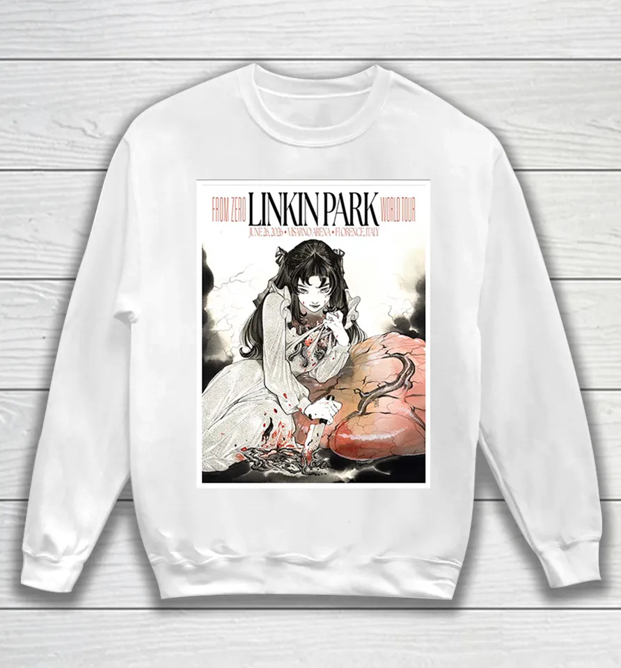 Linkin Park From Zero 2026 Tour Florence Italy At Visarno On June 26 2026 Sweatshirt