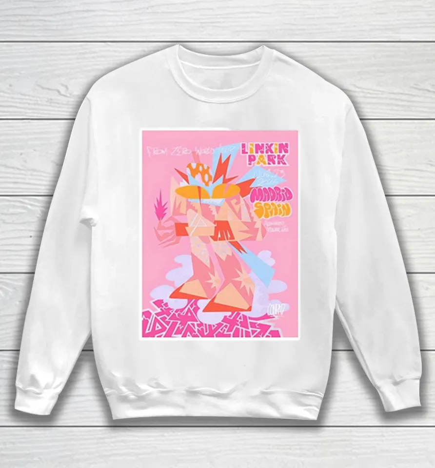 Linkin Park From Zero 2026 Tour Madrid Spain Night 1 At Auditorio Miguel Rios On June 23 2026 Sweatshirt
