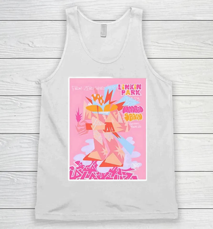 Linkin Park From Zero 2026 Tour Madrid Spain Night 1 At Auditorio Miguel Rios On June 23 2026 Tank Top
