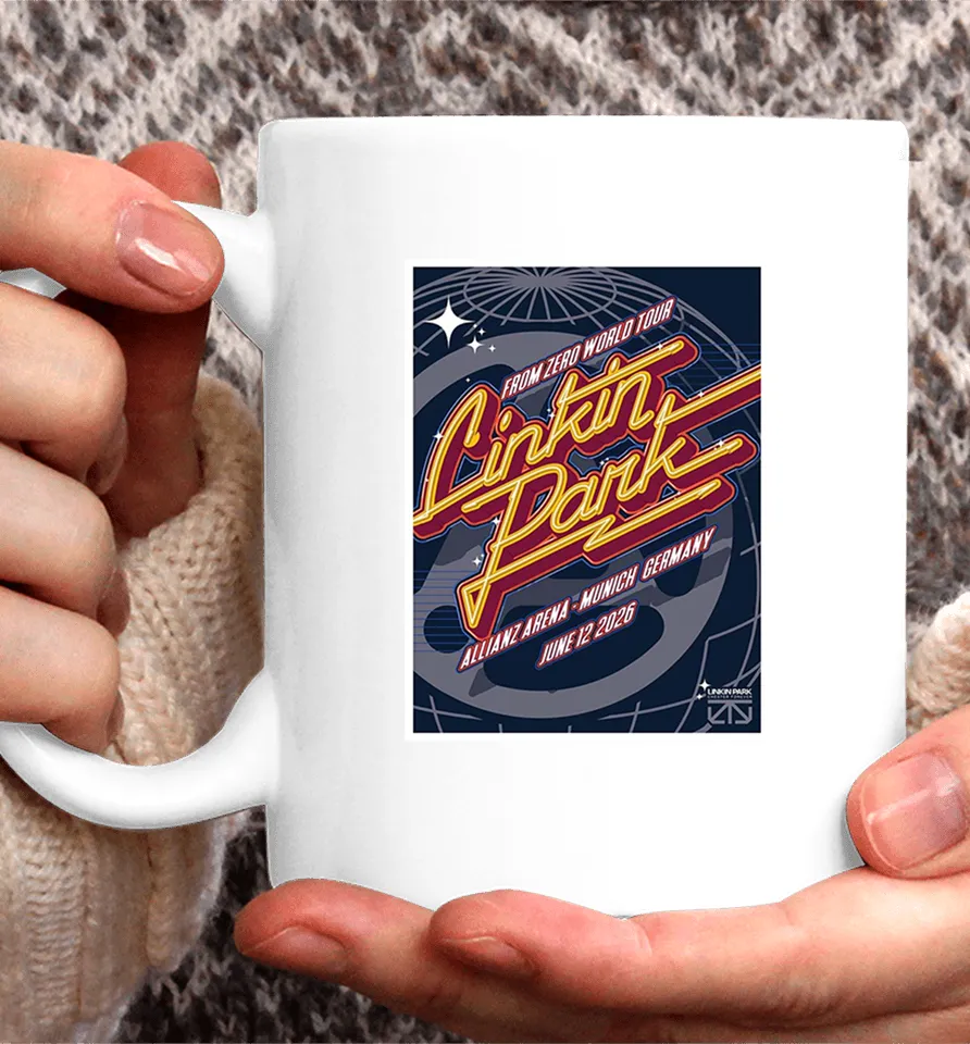 Linkin Park From Zero 2026 Tour Munich Germany Night 2 At Allianz Arena On June 12 2026 Coffee Mug