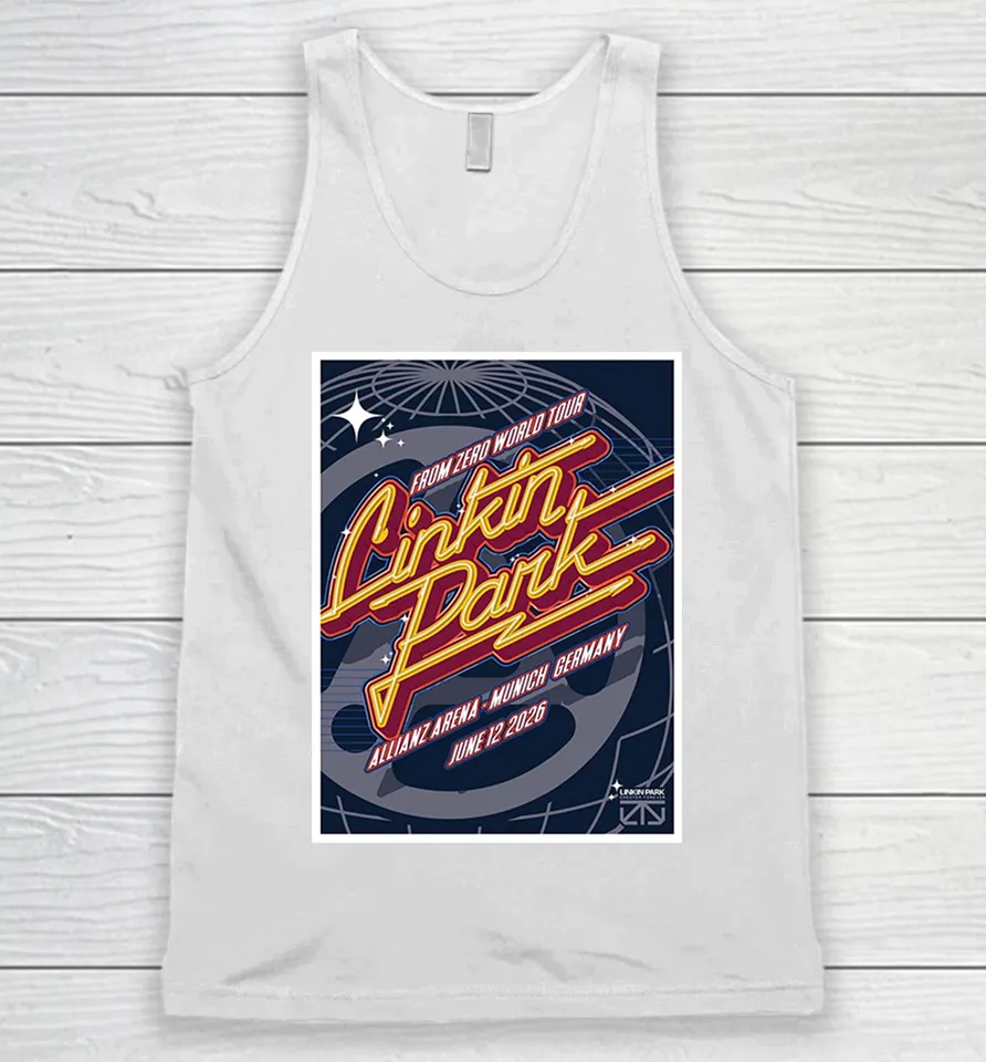 Linkin Park From Zero 2026 Tour Munich Germany Night 2 At Allianz Arena On June 12 2026 Tank Top