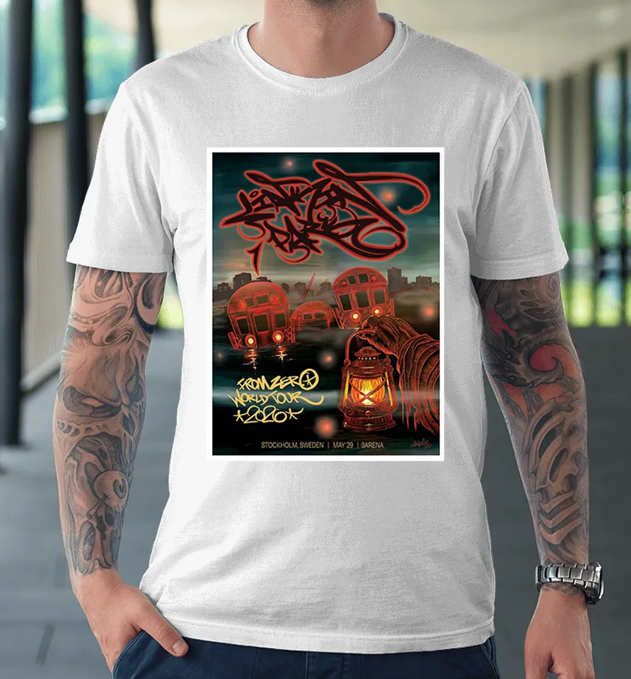 Linkin Park From Zero 2026 Tour Stockholm Sweden At 3Arena On May 29 2026 Premium T-Shirt Linkin Park From Zero 2026 Tour Stockholm Sweden At 3Arena On May 29 2026 Premium T-Shirt