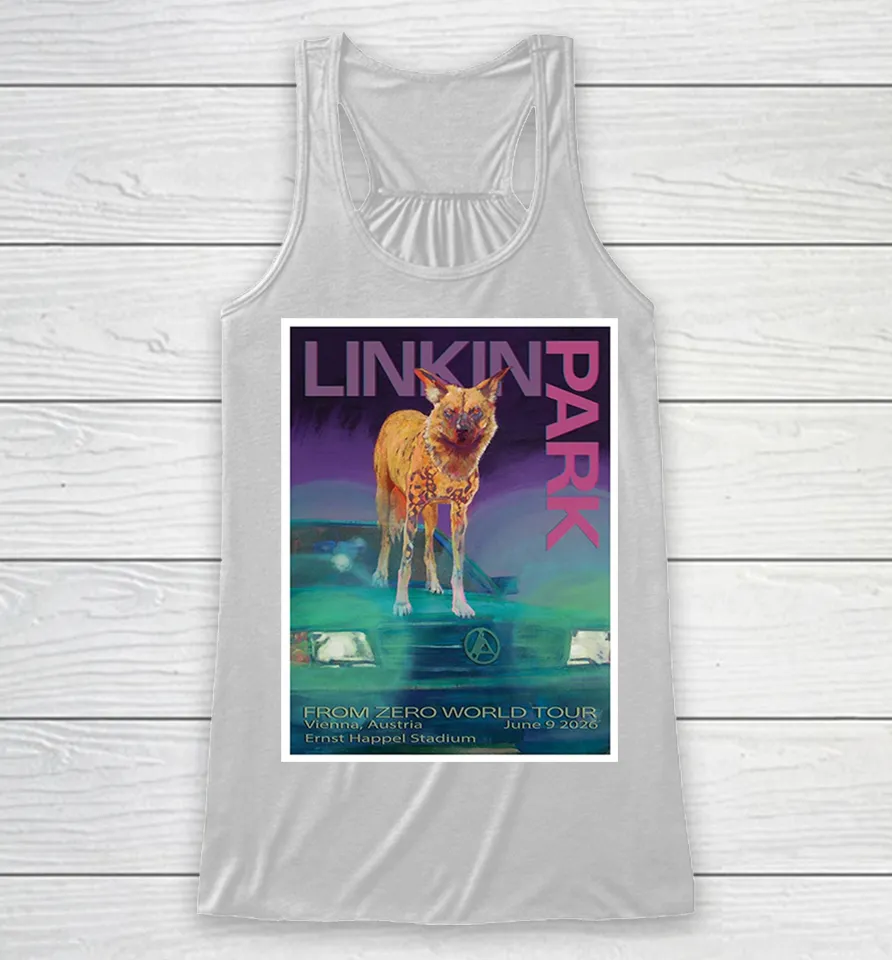 Linkin Park From Zero 2026 Tour Vienna Austria At Ernst Happel Stadium On June 9 2026 Racerback Tank