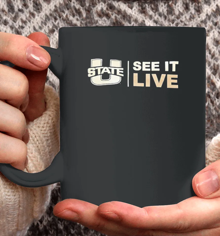 Utah State U logo See It Live Coffee Mug