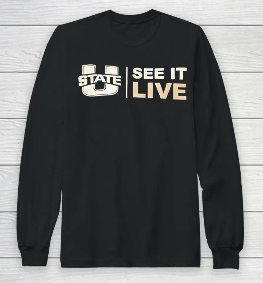 Utah State U logo See It Live Long Sleeve T Shirt