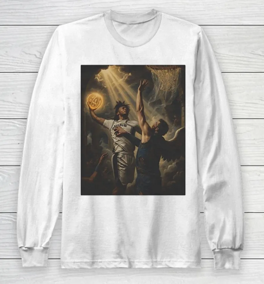 Victor Wembanyama San Antonio Spurs slam The Uncalled Foul St. Victor Long Sleeve T Shirt